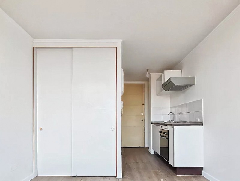 Arriendo departamento santiago depto. 1dormitorio + estacio. gral. gana / arriendo full